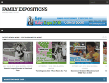 Tablet Screenshot of familyexpositions.com